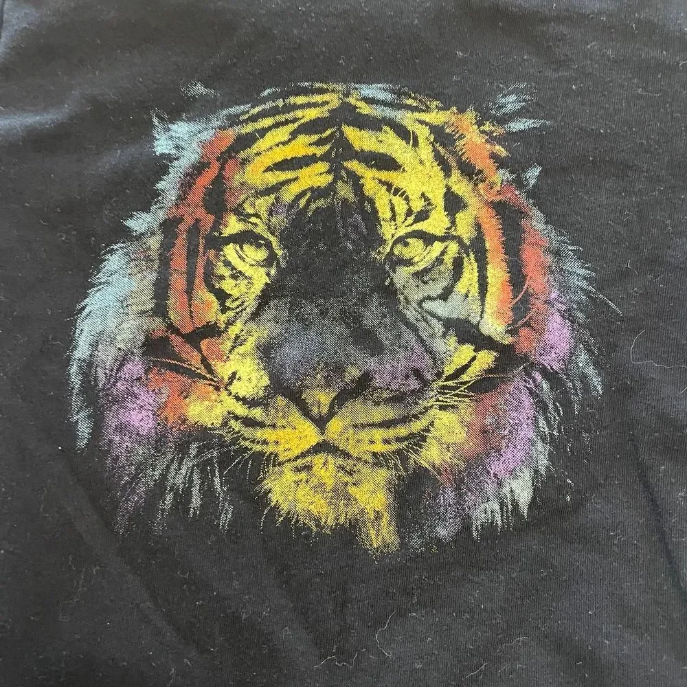 Cat & Jack boys rainbow tiger‎ shirt 4T